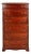 Mahogany Secretaire Chest of Drawers, Mid 20th Century For Sale
