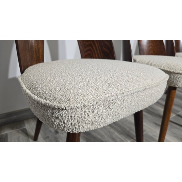 Beige Dining Chairs by Antonin Suman, 1960s, Set of 4 For Sale - Image 8 of 13