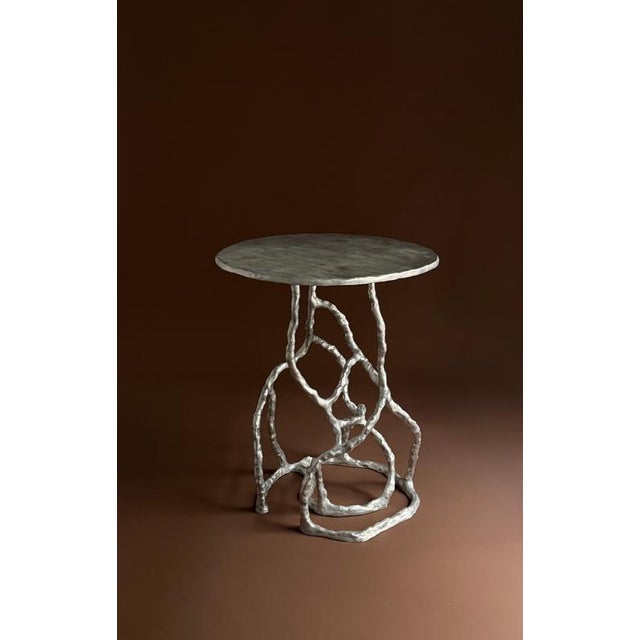 Contemporary Route Table 02.01 in Cast Aluminium by Sofia Karnukaeva For Sale - Image 3 of 7