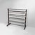 Industrial Italian Industrial Floor-Standing Metal Bottle Rack, 1990s For Sale - Image 3 of 13