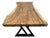 Live Edge Single-Slab Monkeypod Dining Table, 9 Ft, Hourglass Shape For Sale