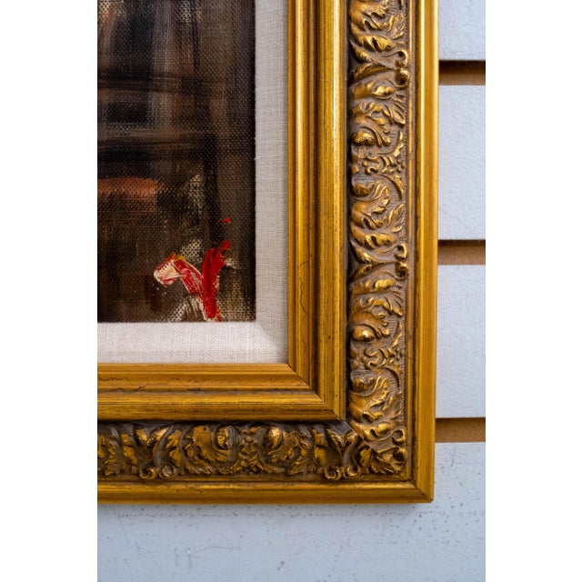 Ornate Framed Floral Still Life Oil Painting Unsigned For Sale In Philadelphia - Image 6 of 8