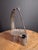 Early 19th Century Large Antique Colonial Tin Betty Lamp Wrought Iron Twist Hook Wick Pick C 1820 For Sale - Image 5 of 18