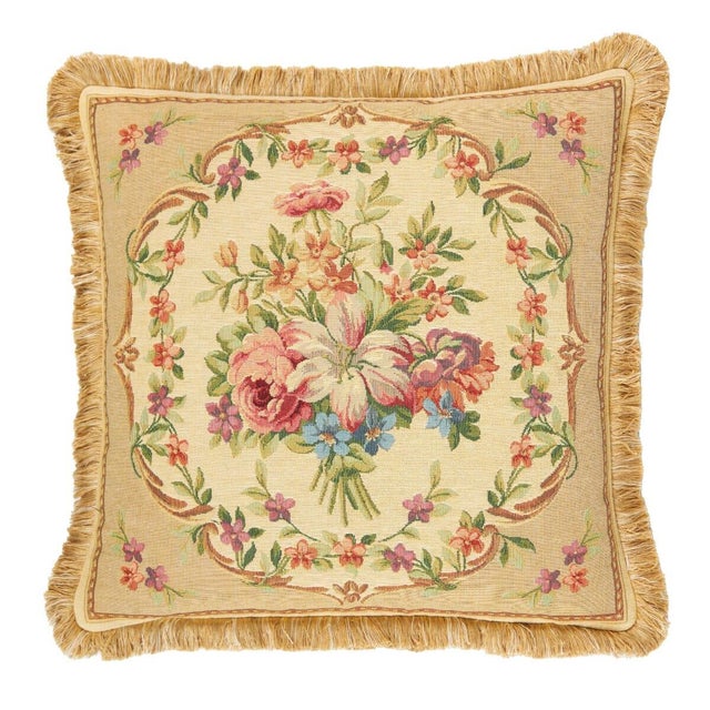 This beautiful tapestry cushion is finely woven by skilled weavers on traditional Jacquard Tapestry looms. The tapestry...