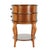 Ethel 25 in. W Oval Wood 2 Drawer Accent Table with Open Shelf, Olive Ash For Sale In Chicago - Image 6 of 10