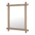 Mid 20th Century France Tan Wood Mirror For Sale