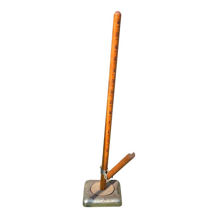 1970s Vintage Wooden Skirt Marker Tool