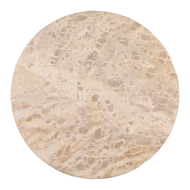 Contemporary Ripple Base Marble Coffee Table For Sale - Image 3 of 6