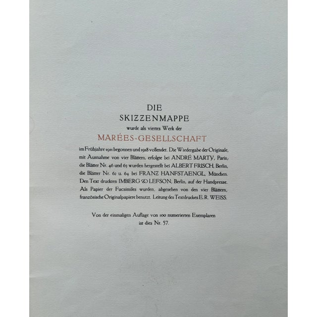 Paper Edouard Manet, Study on Olympia, Lithograph For Sale - Image 7 of 8