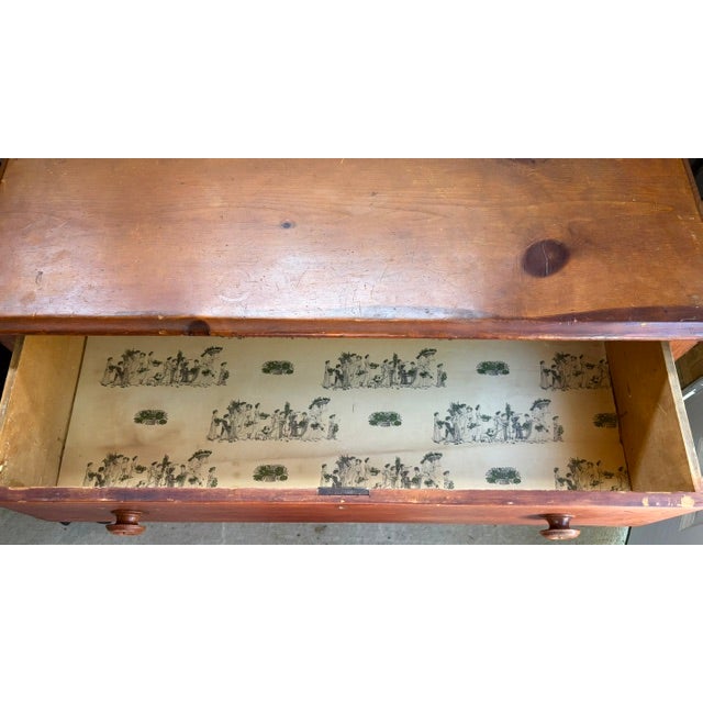 Antique Wood Dresser - American For Sale - Image 4 of 4