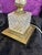 Mid 20th Century Hollywood Regency Crystal & Brass Four‑Arm Candelabra Lamps With Black Fringe Shades — A Dramatic Pair For Sale - Image 12 of 12
