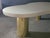 Wood White Wood Cloud Style Coffee Table with Three Brass Feet from Justfurnituress SRL For Sale - Image 7 of 9