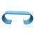 Mid Century Modern Waterfall Style Console Ocean Blue For Sale - Image 4 of 4