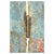 Antique Two-Panel Wooden Screen with Blue Patina For Sale - Image 6 of 7