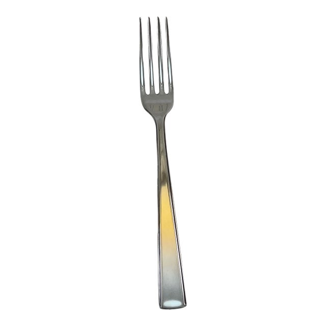 1980s Silver Dinner Fork, Leighton. For Sale
