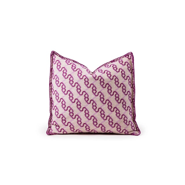 Textile Signature Cushion Cover by Altreforme For Sale - Image 7 of 7