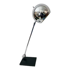 Robert Sonneman Articulating Chrome Orb Table Lamp