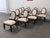 Neoclassical Barbara Barry for Baker Furniture Oval X Dining Chairs, Set of 10 For Sale - Image 3 of 12
