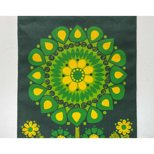 Mid-Century Modern Swedish Linen Wall Tapestry from Ulla Scheuer, 1960s For Sale - Image 16 of 18