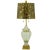 Green Marbro Crystal Vase Table Lamp With Brass Trim For Sale - Image 8 of 8