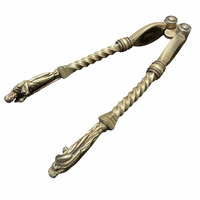 English Antique English Silver Apostle Fruit & Nut Set by Martin Hall & Co Sheffield For Sale - Image 3 of 6