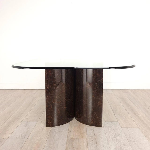 Modern Glass Top Dining Table, u.s.a. Circa 1970 For Sale In San Francisco - Image 6 of 6