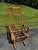 Rustic 19th Century Indian Victorian Rocking Chair For Sale - Image 9 of 12