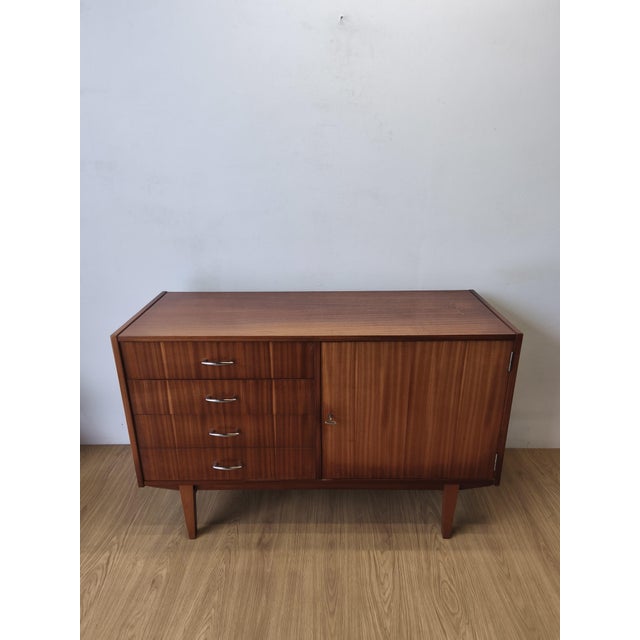Brown Modern Sideboard in Wood, 1970 For Sale - Image 8 of 18