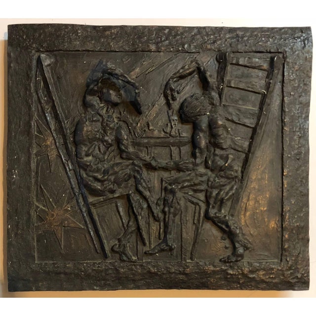 We have not located any markings on the piece and it does not appear to be signed. it bears similarities with works by...