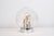 Glass Large Sputnik Ball Table Lamp attributed to Doria Leuchten, Germany, 1970s For Sale - Image 7 of 9