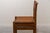 Pair of rationalist chairs crafted from oak with cognac-colored leather seats and backs. Narrow leather backrest, screwed...