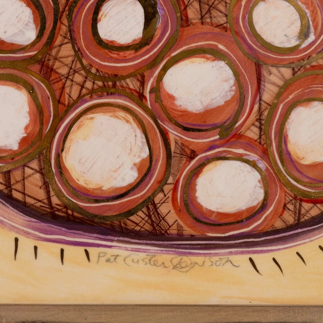 Late 20th Century Pat Custer Denison Mixed Media Hanging Folk Art Deer For Sale - Image 5 of 7