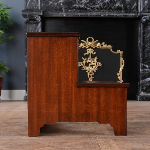 Niagara Furniture Leather Bed Steps For Sale - Image 10 of 10