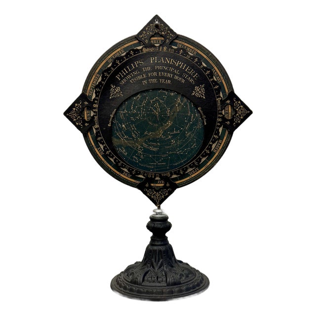 Planisphere from Philips, 1890s For Sale