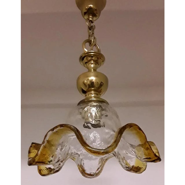 German Vintage Ceiling Lamp For Sale - Image 4 of 5