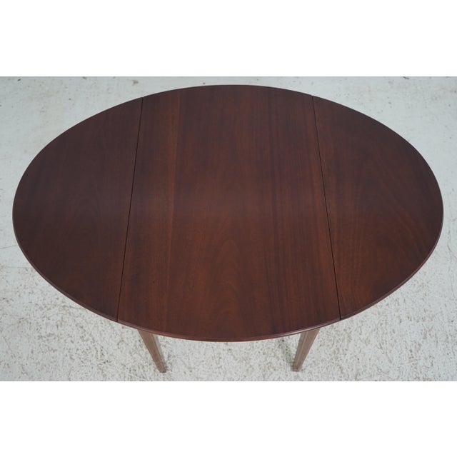 Wood Kittinger Cw-27 Colonial Williamsburg Mahogany Pembroke Table For Sale - Image 7 of 12