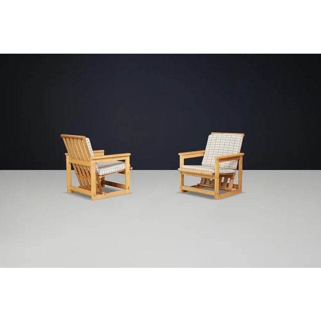 Brown Trybo Lounge Chair in Pine by Edvin Helseth, Norway, 1960s For Sale - Image 8 of 17