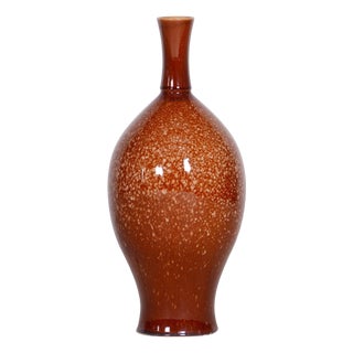 Bauhaus Vase in Glazed Ceramic, Czechia, 1950s For Sale