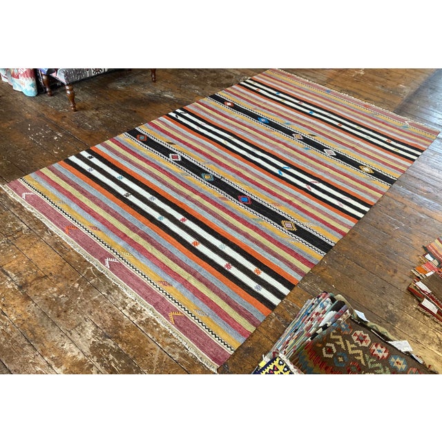 1960s Vintage Anatolian Kilim Rug, 1960s For Sale - Image 5 of 16
