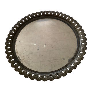Antique Pierced Bronze Plateau Tray For Sale