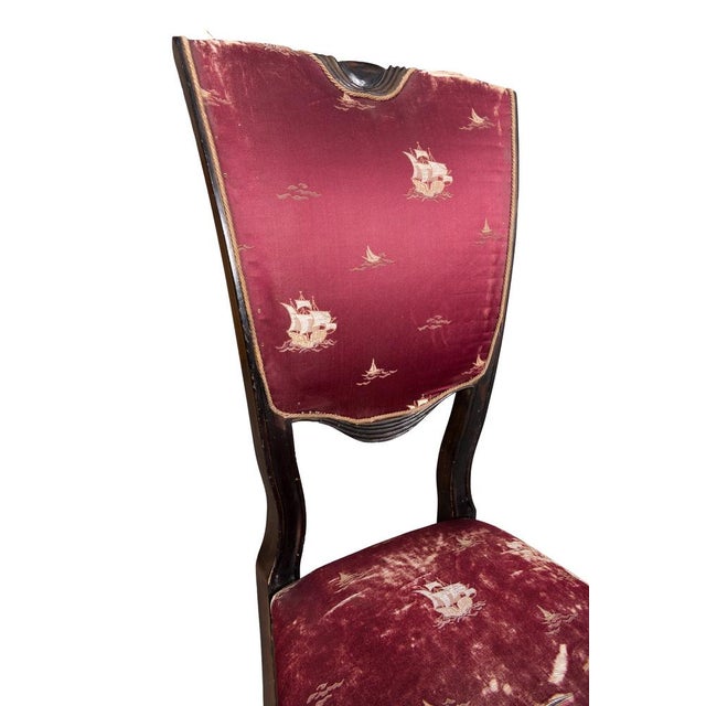 Caravelle Chairs by Gio Ponti, 1940s, Set of 6 For Sale - Image 9 of 13