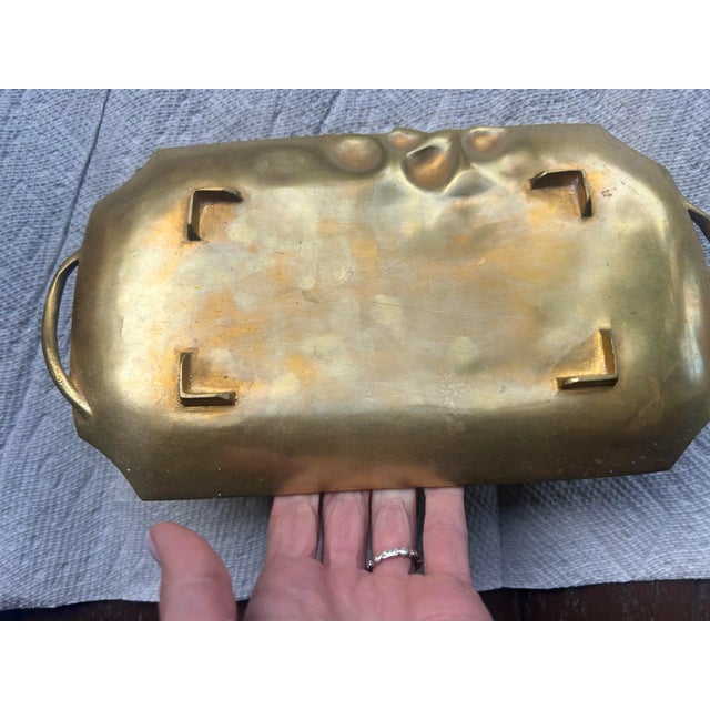 Art Nouveau Art Nouveau Bronze Dore Vide-Poche Tray For Sale - Image 3 of 10