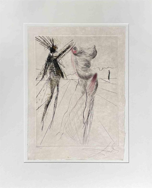 Salvador Dalí­, The Etching Bust Edition 105/145, 1960s, Etching