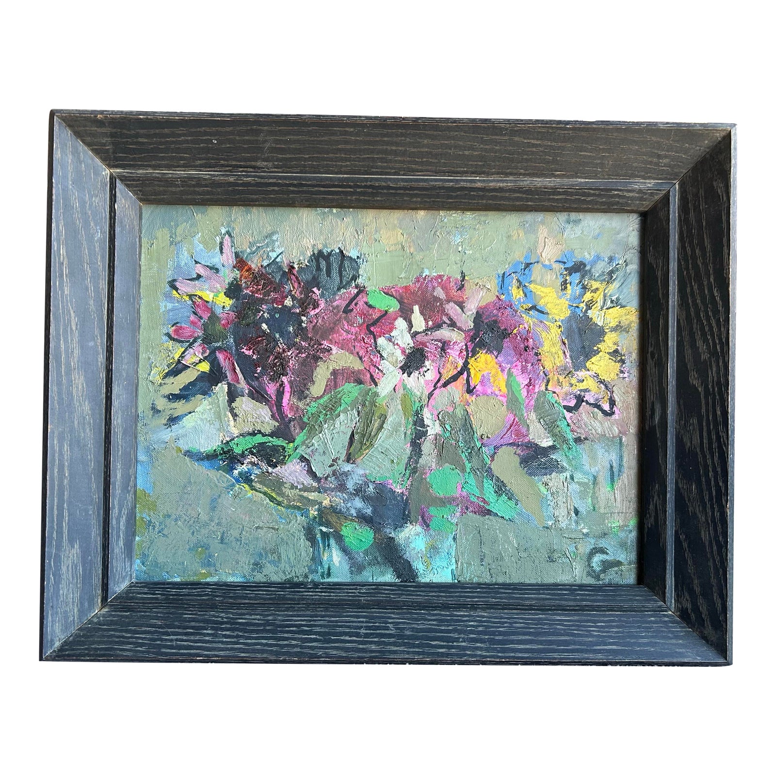 Impressionist Floral Still Life Oil Painting Entitled ‘Hazy Day Flowers ...