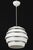 Artek A331 Beehive Aluminum Pendant Lamp, 20th century, designed by Alvar Aalto, with chrome-plated pierced rings. 28" H x...