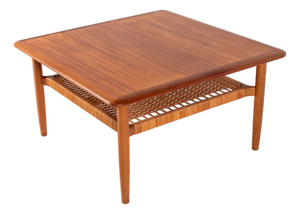 Mid-Century Square Coffee Table by Kurt Østervig for Jason Møbler, Denmark, 1960s