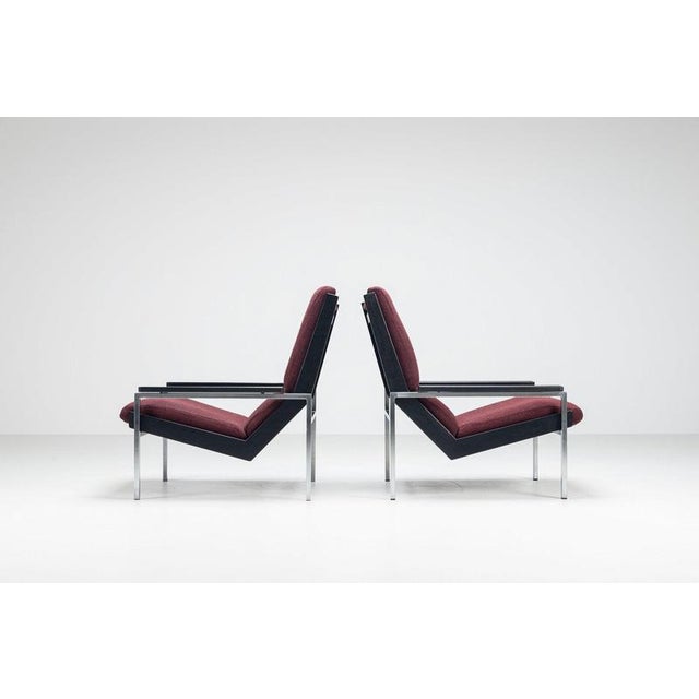 Metal Lotus Lounge Chairs by Rob Parry for Gelderland, Netherlands, 1960, Set of 2 For Sale - Image 7 of 18