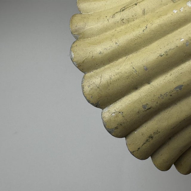 Small Vintage Metal Tulip Table Lamp, Italy, 1950s For Sale - Image 14 of 17