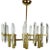 1970s Gaetano Sciolari 8 Light Chandelier For Sale In Miami - Image 6 of 6