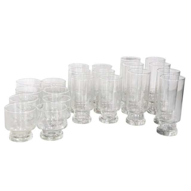 Anchor Hocking 20 Pc. Lot of 1970's Drinking Glasses For Sale - Image 4 of 9